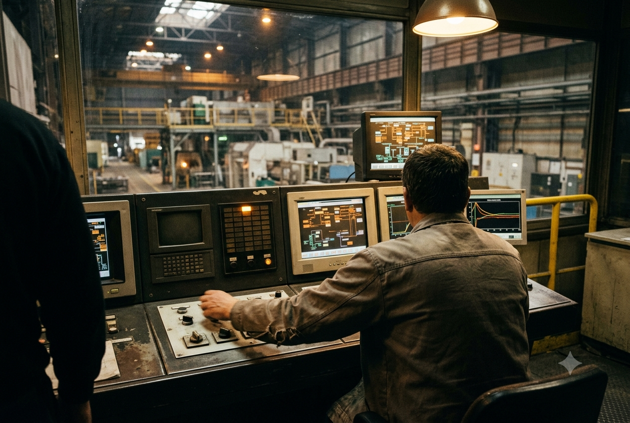 Ordinateur de controle de chaine de production