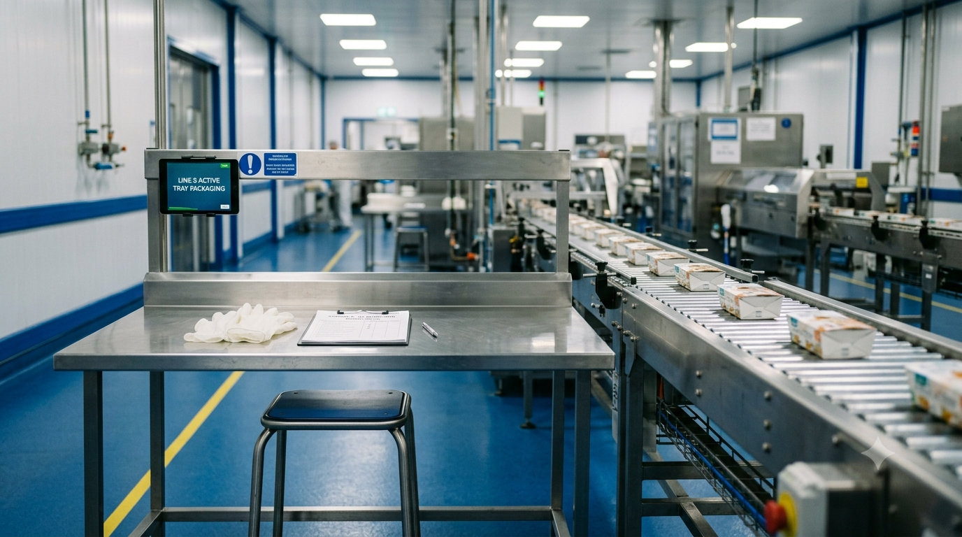 Usine agroalimentaire chaine de traitement
